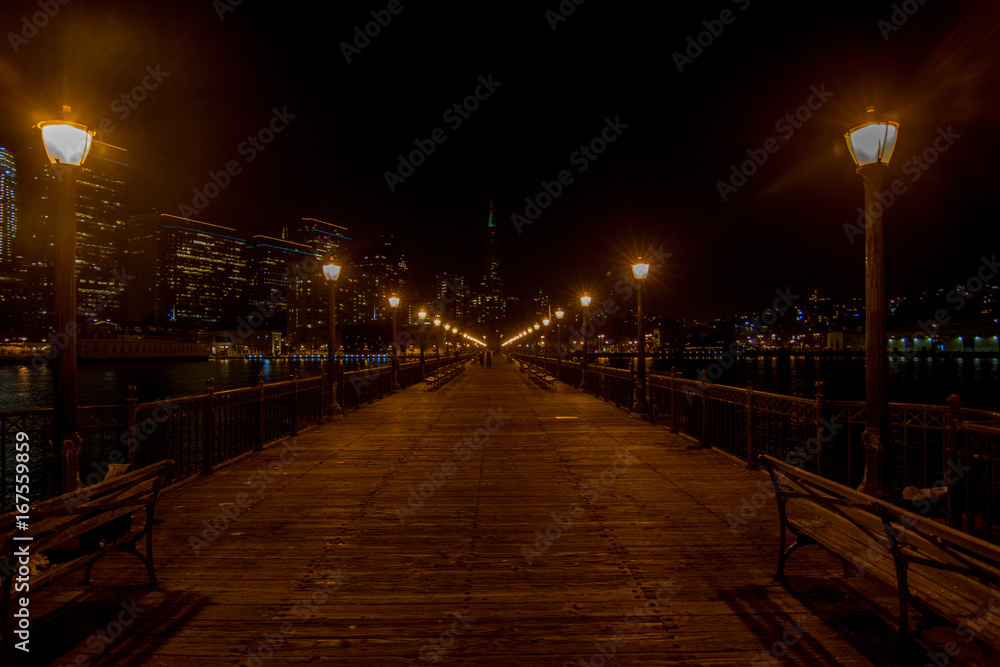 San Francisco Pier 39 at night
