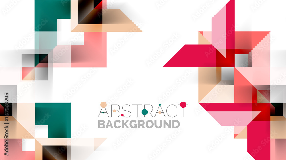 Business presentation geometric template Business presentation geometric template