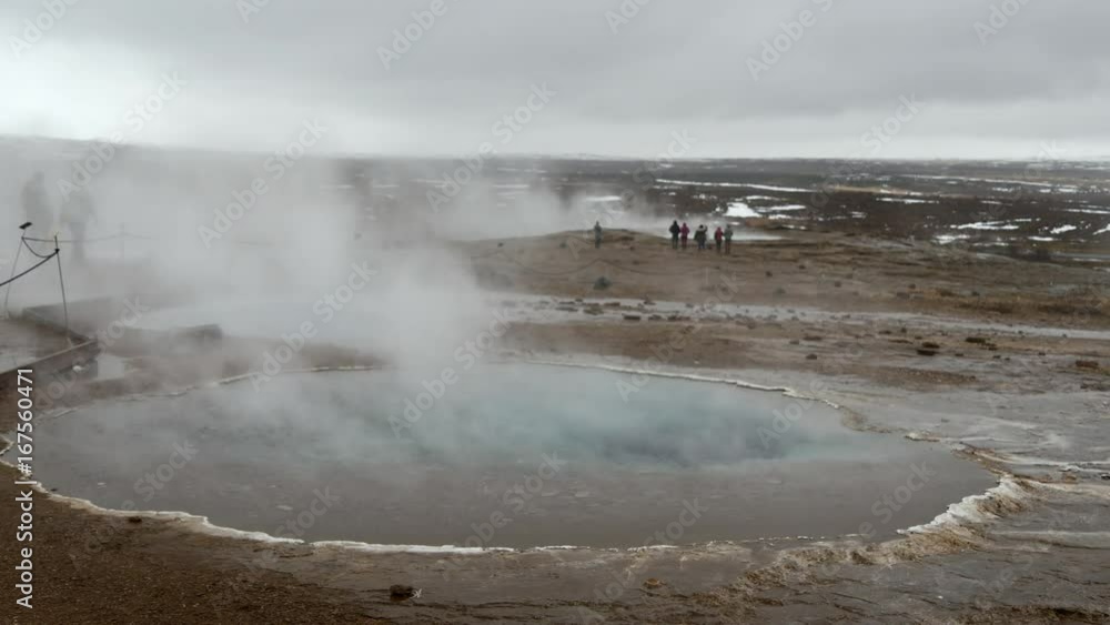 Steam at the Geysir Southwestern Iceland Steam at the Geysir Southwestern Iceland