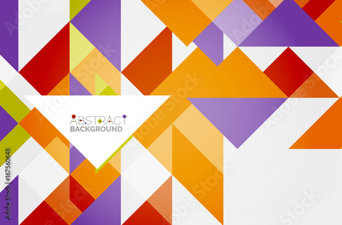 Triangle pattern design background photo