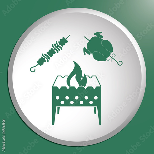 Brazier, kebab and chicken