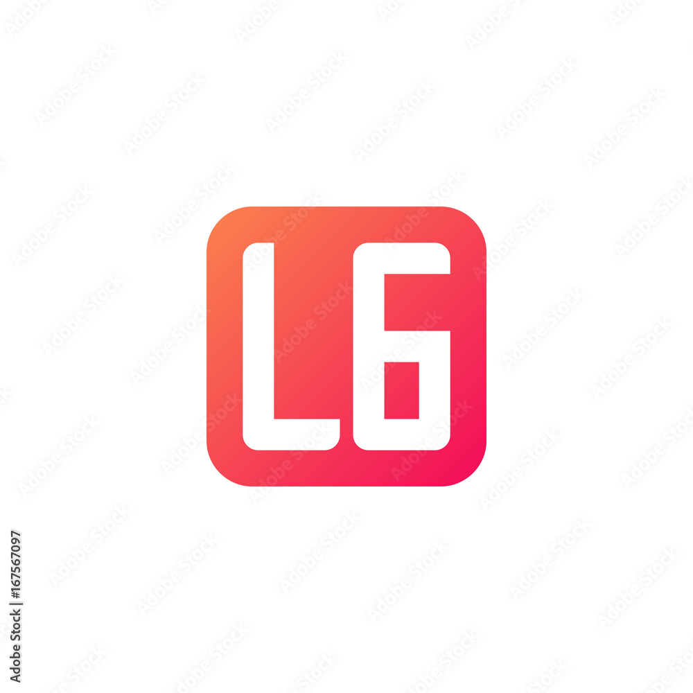 Initial letter LG, rounded letter square logo, modern gradient red color
Initial letter LG, rounded letter square logo, modern gradient red color