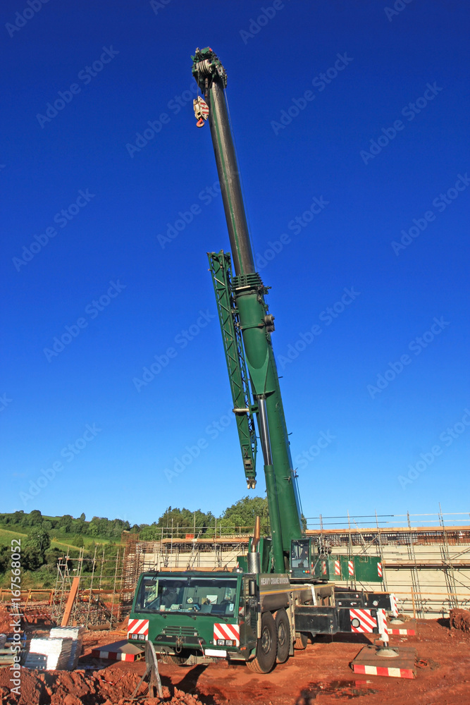 crane on a construction site