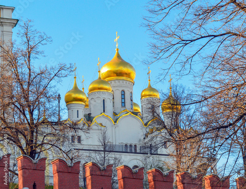 Cathedral of the Annunciation, orthodox christian church in Moscow Kremlin, Russia