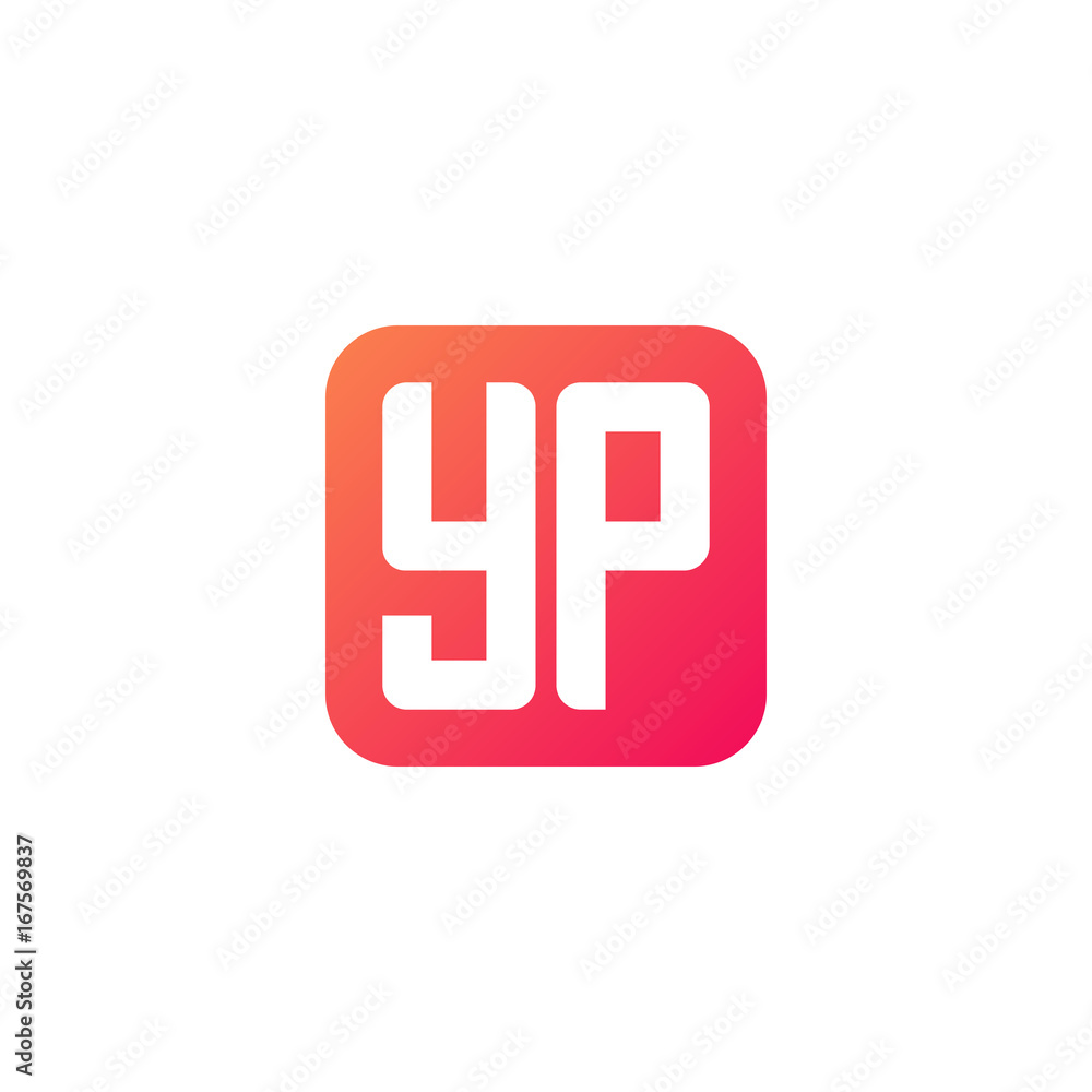 Initial letter YP, rounded letter square logo, modern gradient red color
Initial letter YP, rounded letter square logo, modern gradient red color