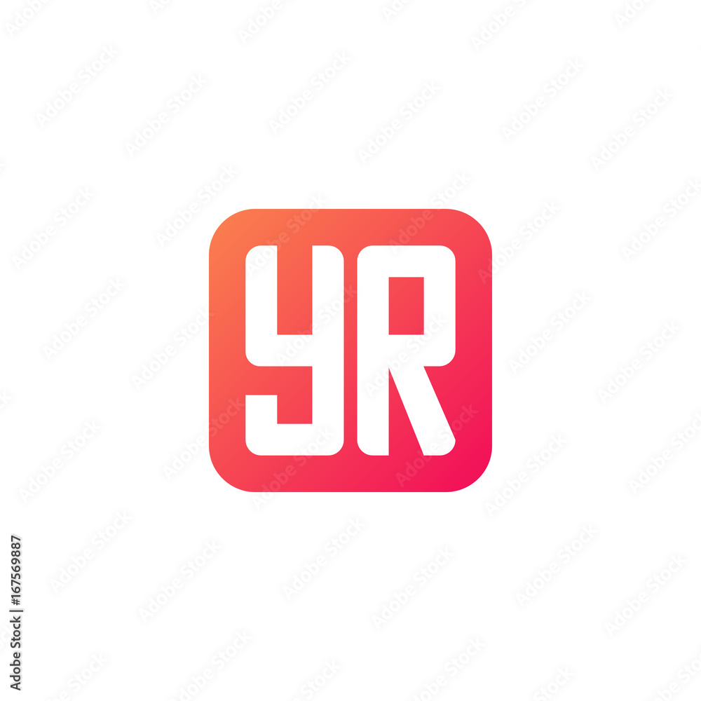 Initial letter YR, rounded letter square logo, modern gradient red color
Initial letter YR, rounded letter square logo, modern gradient red color
