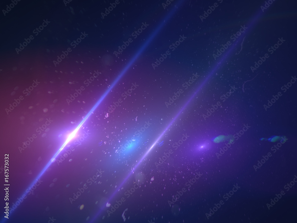 Magic abstract purple lens flare background  (super high resolution)