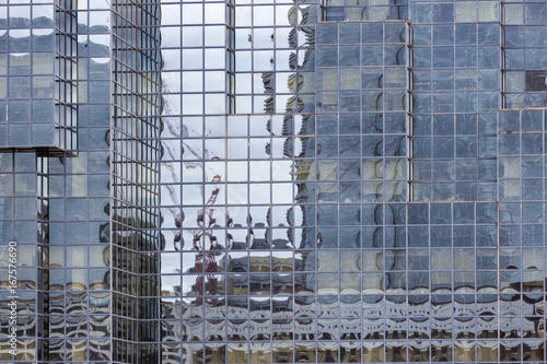 Wallpaper Mural Facade modern building along river Thames in London, England Torontodigital.ca