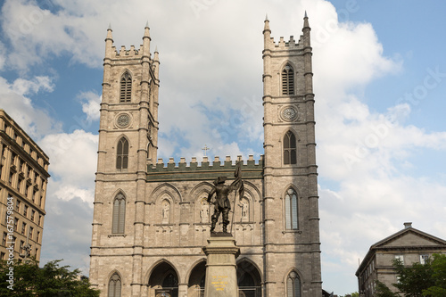 Notre Dame Basilica in Montreal Quebec Canada photo