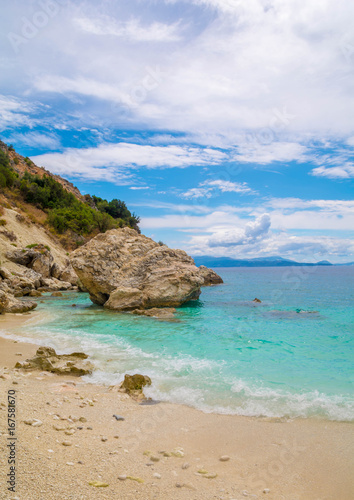 Agiofili Beach, Lefkada Island, Greece © kisarpad