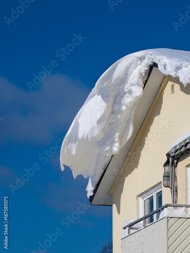 Snow covered roof