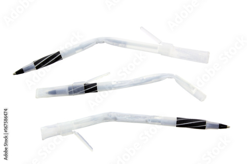 Broken Ballpoint Pens