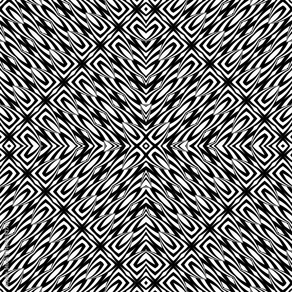 Design seamless monochrome geometric pattern Design seamless monochrome geometric pattern