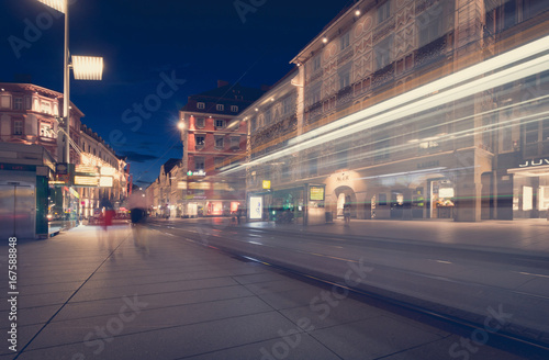 Öffentlicher Verkehr, Nacht, Graz