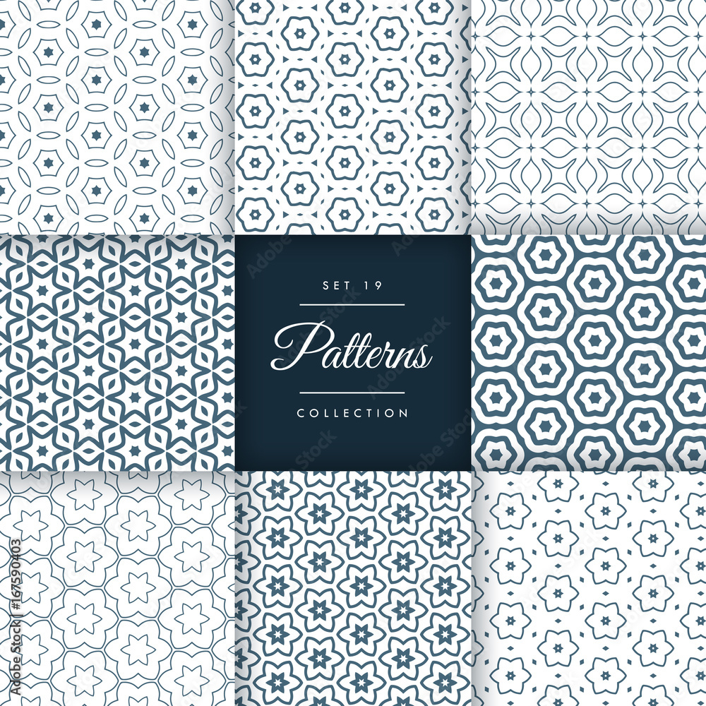 elegant set of line pattern collection design elegant set of line pattern collection design