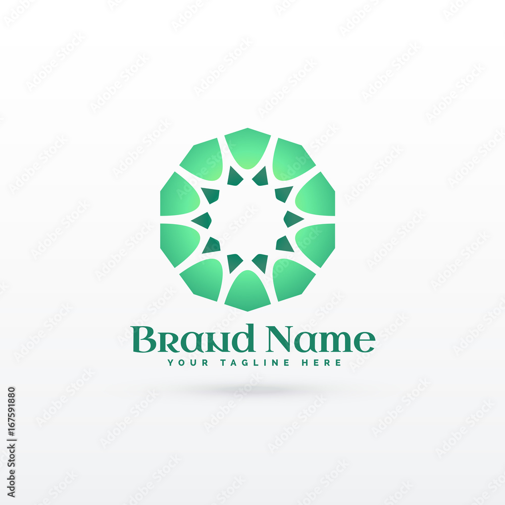 islamic pattern shape logo design concept islamic pattern shape logo design concept
