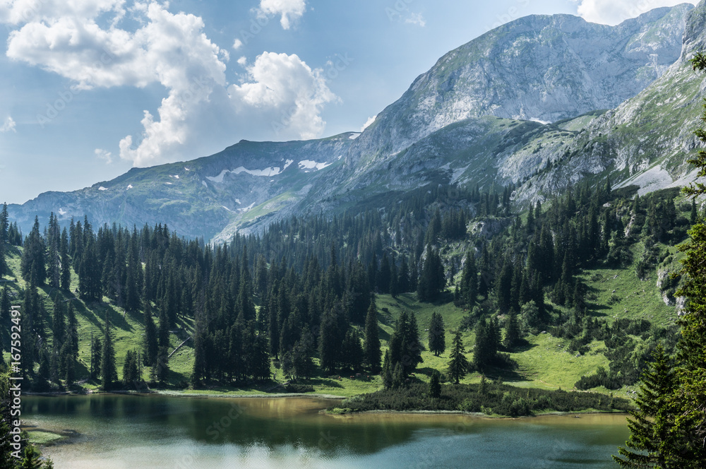 Wonderful alpine lake Wonderful alpine lake
