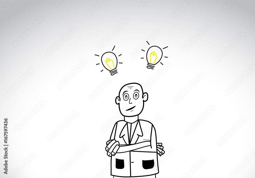 Naklejka premium Bright Idea