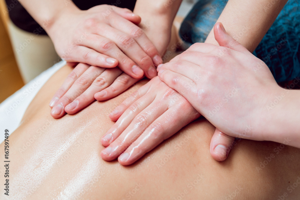 Young girl is relaxing in the spa. Young girl is relaxing in the spa.