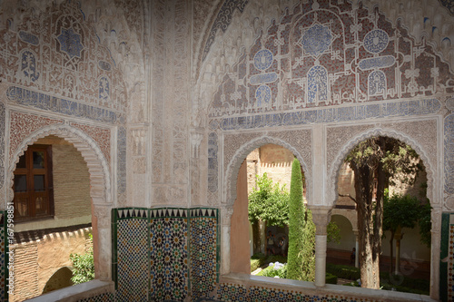 decorated wall and window