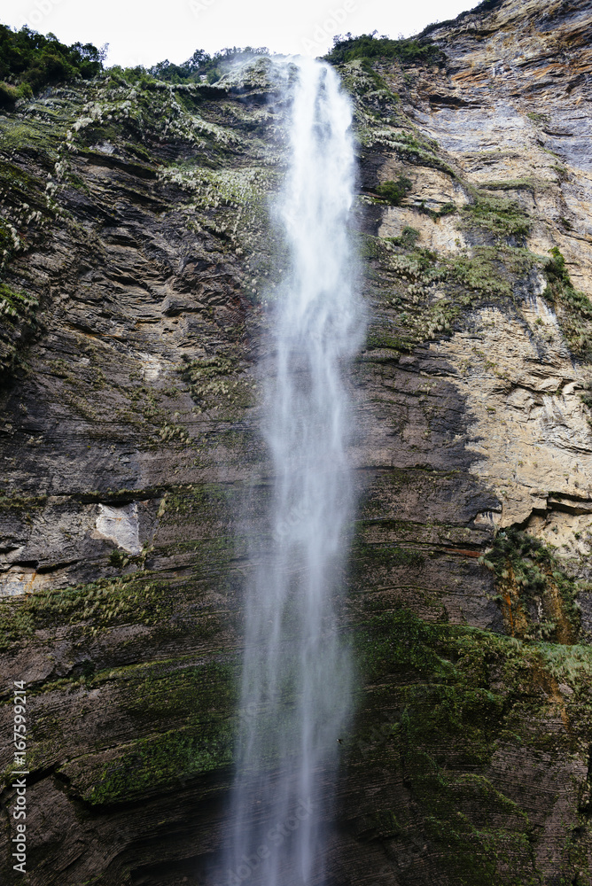 Fototapeta premium Gocta Waterfall is one of the highest waterfall in the world