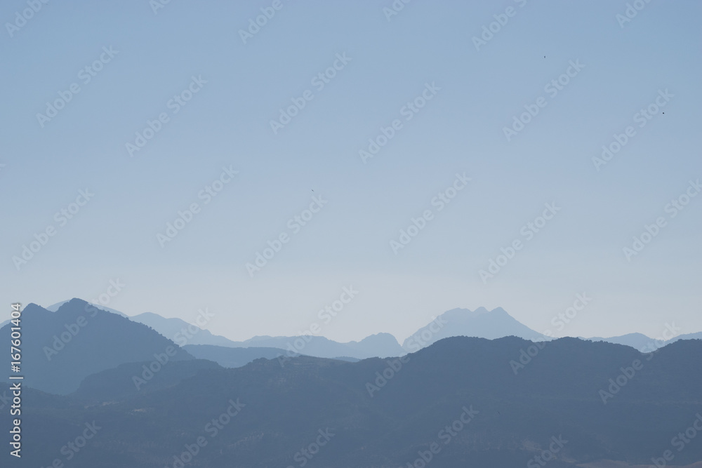 Landscape of mountains and sky - wallpaper Landscape of mountains and sky - wallpaper