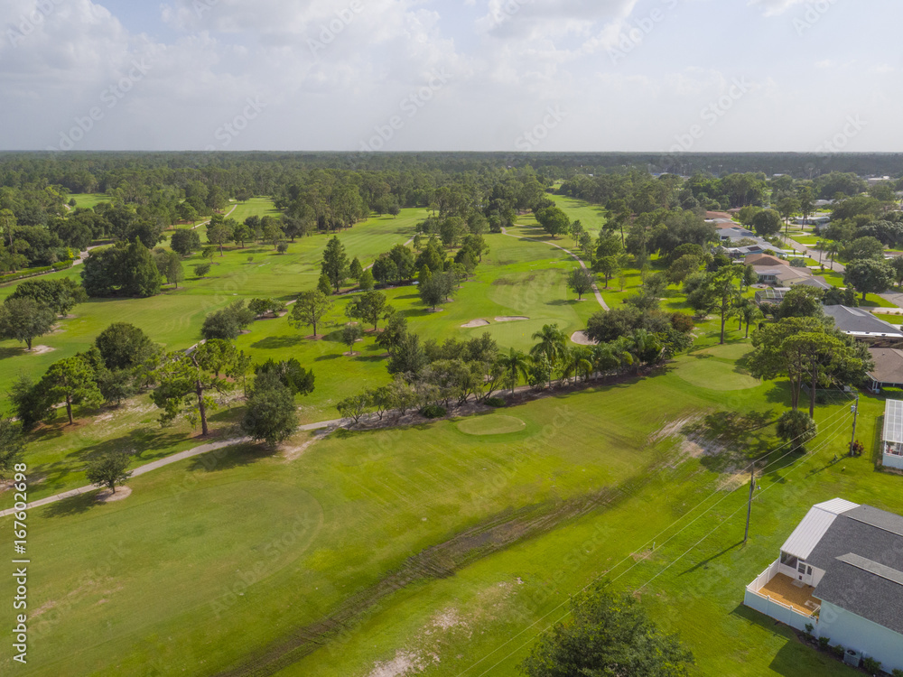 Golf Course From The Sky