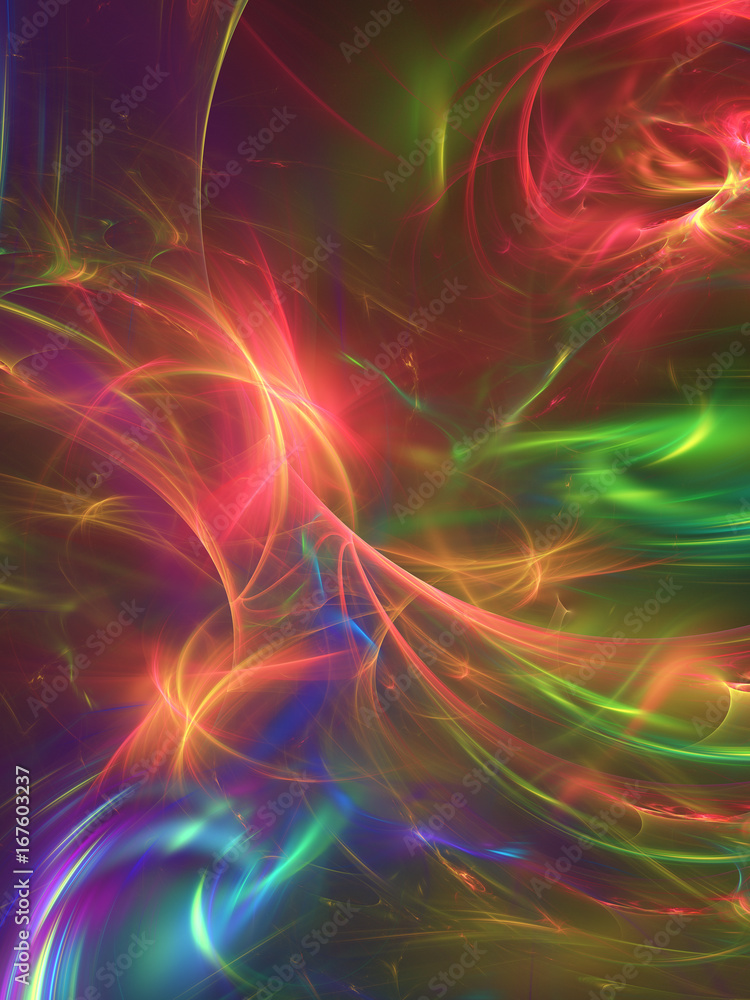 Abstract fractal background