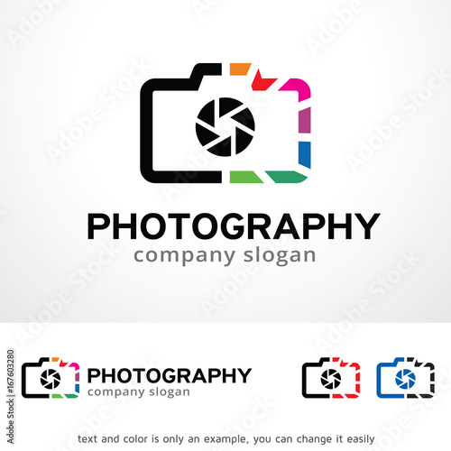 Photography Logo Template Design Vector, Emblem, Design Concept, Creative Symbol, Icon