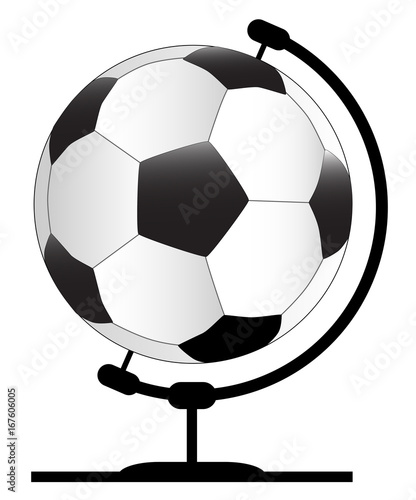 Mounted Football On Rotating Swivel