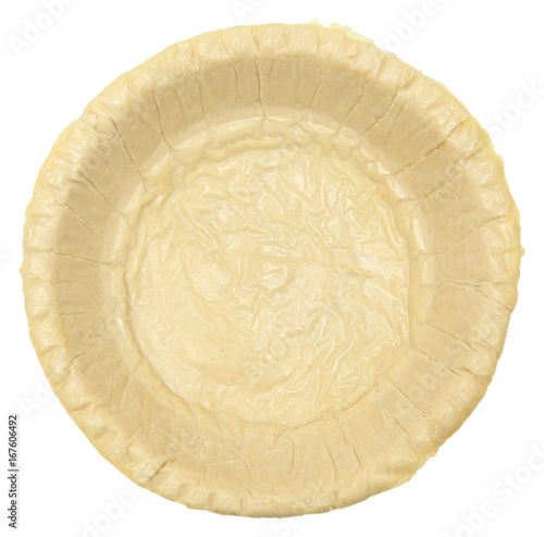 Empty Raw Pie Crust