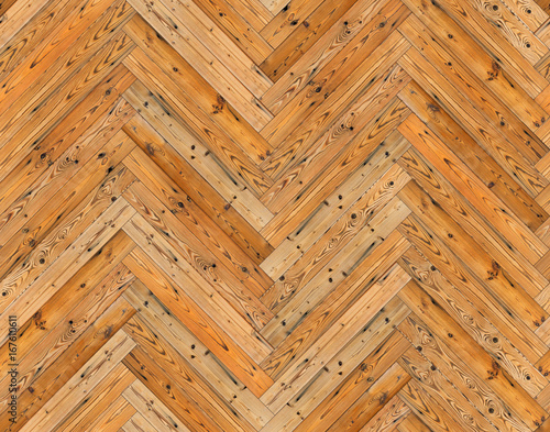 Herringbone natural parquet seamless floor or wall texture