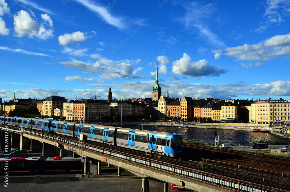 Naklejka premium métro de Stockholm