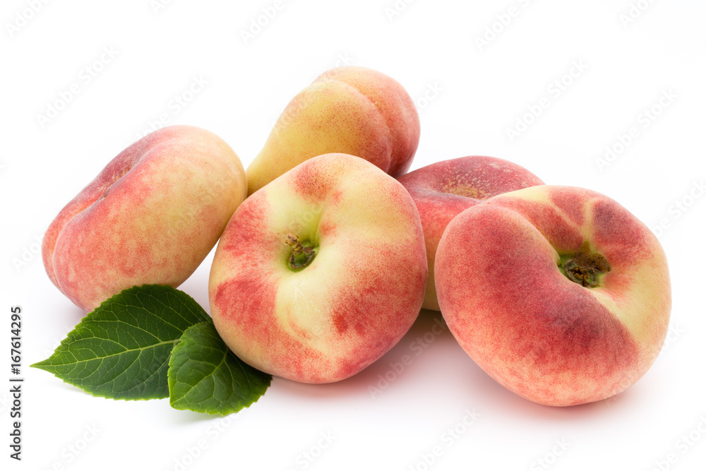 Peach. Fruit with isolated on white background. Peach. Fruit with isolated on white background.