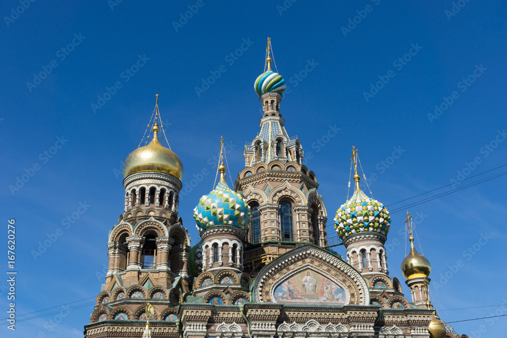 roof of a russian cathedral - St. Petersberg