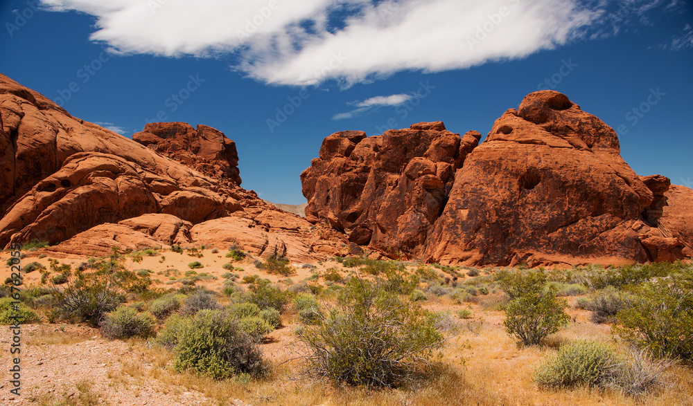 Aztec Sandstone Rock Formation in Valley of Fire Aztec Sandstone Rock Formation in Valley of Fire