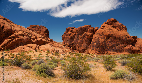 Aztec Sandstone Rock Formation in Valley of Fire