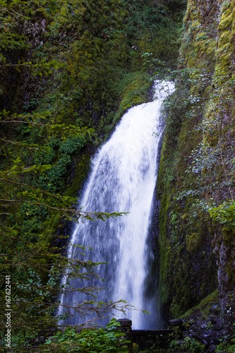 Fototapeta Naklejka Na Ścianę i Meble -  Wahkeena Falls Waterfall Columbia River Gorge Oregon