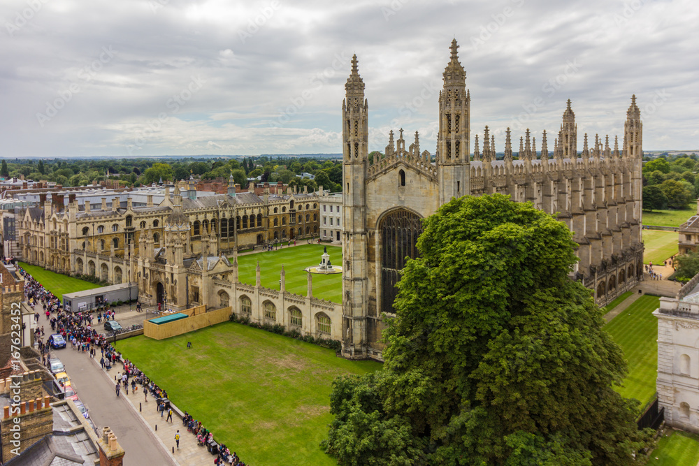Cambridge city panorama