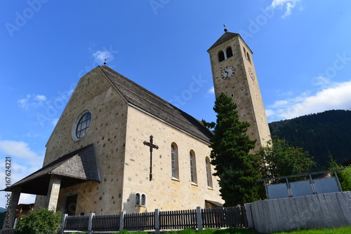 Katholische Kirche in Reschen/Resia Südtirol photo