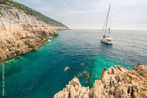A boat in Mjlet island, Croatia © bgspix
