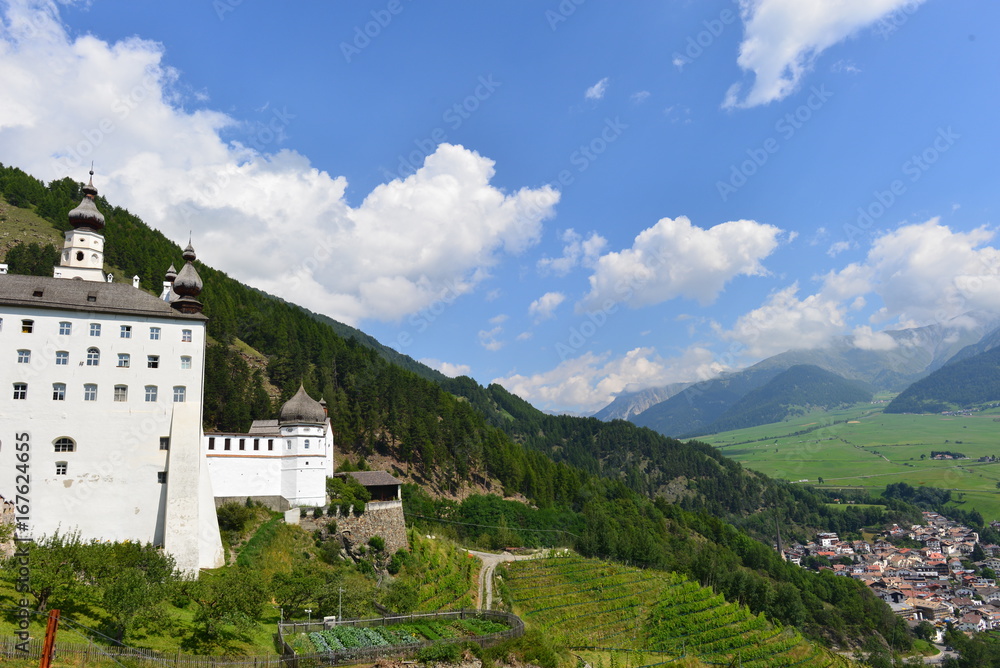 Abtei Marienberg Benediktinerkloster in Vinschgau Südtirol, Italien
