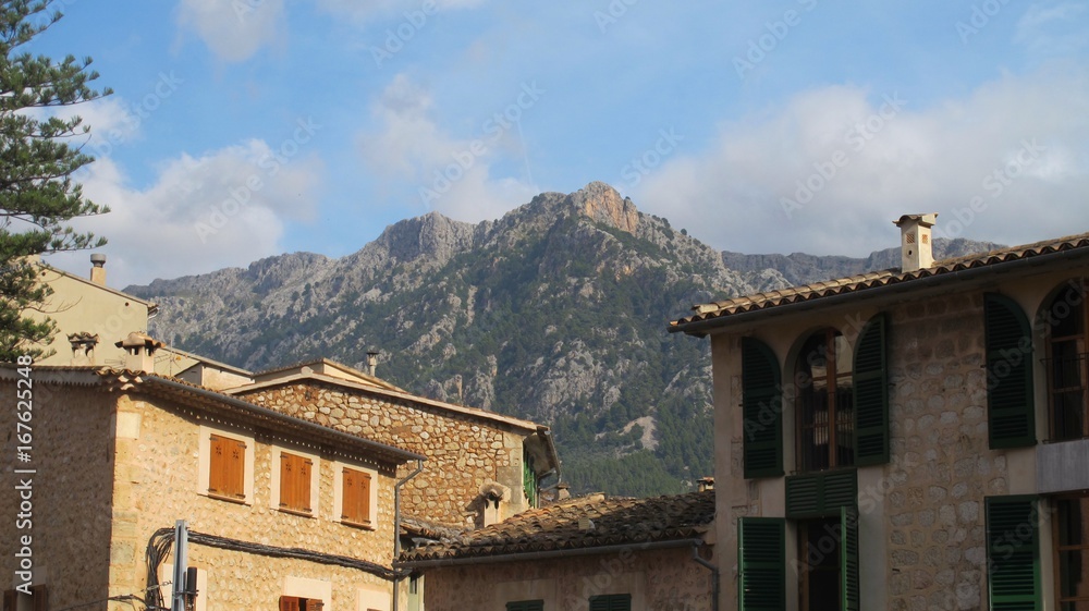 Mountains of Majorca, Spain near Soller