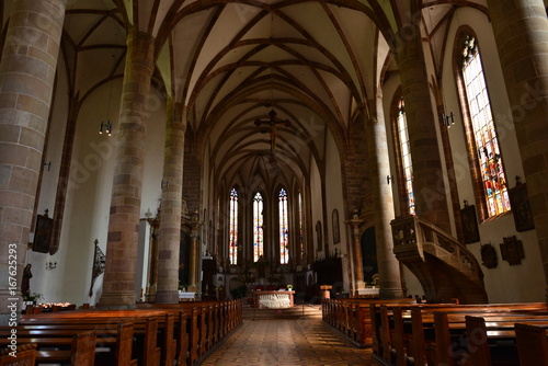 Innenansicht der St. Nikolaus Kirche in Meran - S  dtirol 