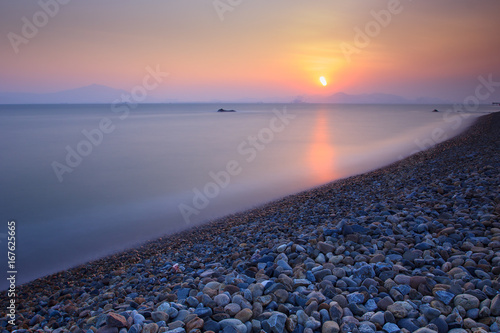 Xiamen Huandao Road Seascape Sunset photo