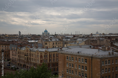 Landmark Saint Petersburg beautiful Trinity church cityscape