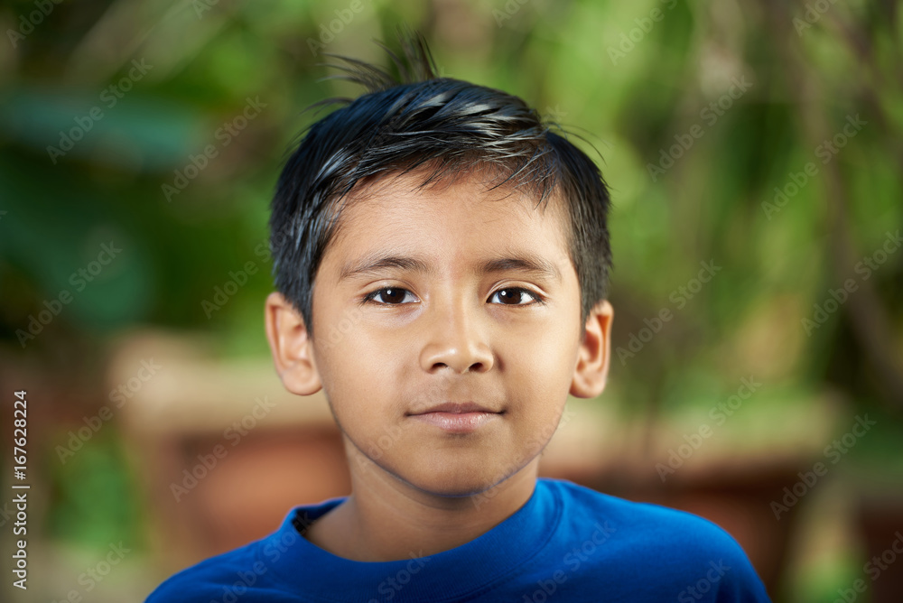 Attractive hispanic boy portrait Attractive hispanic boy portrait
