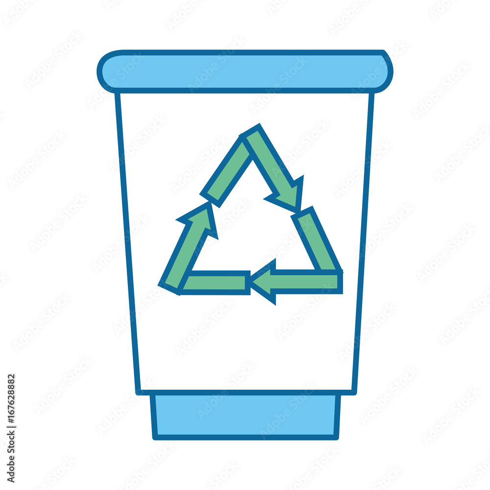 Obraz premium trash bucket icon