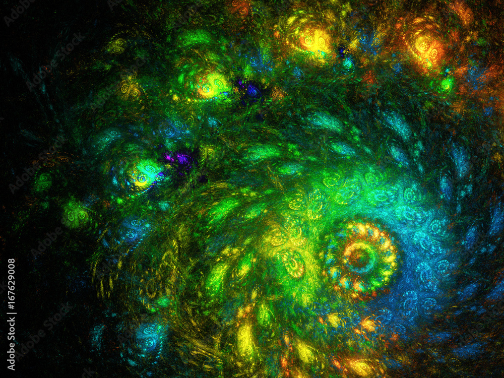 Abstract fractal background Abstract fractal background