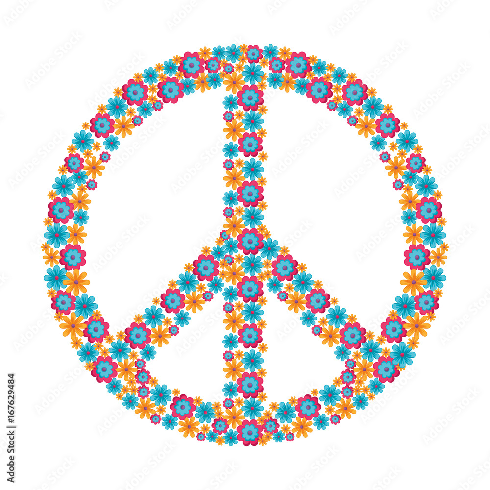 Hippie peace symbol Hippie peace symbol